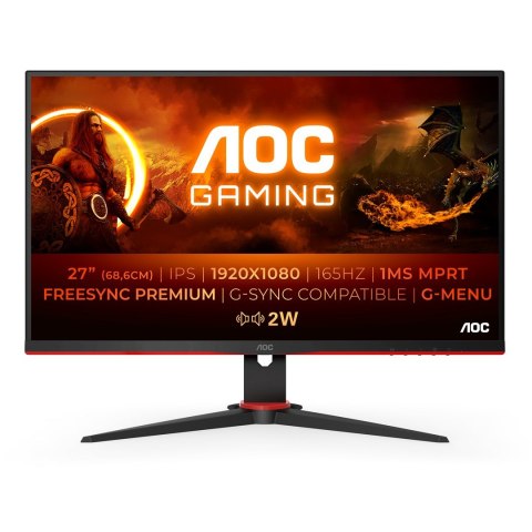 MONITOR AOC LED 27" 27G2SPAE/BK 165Hz AOC MONITOR AOC LED 27" 27G2SPAE/BK 165Hz AOC