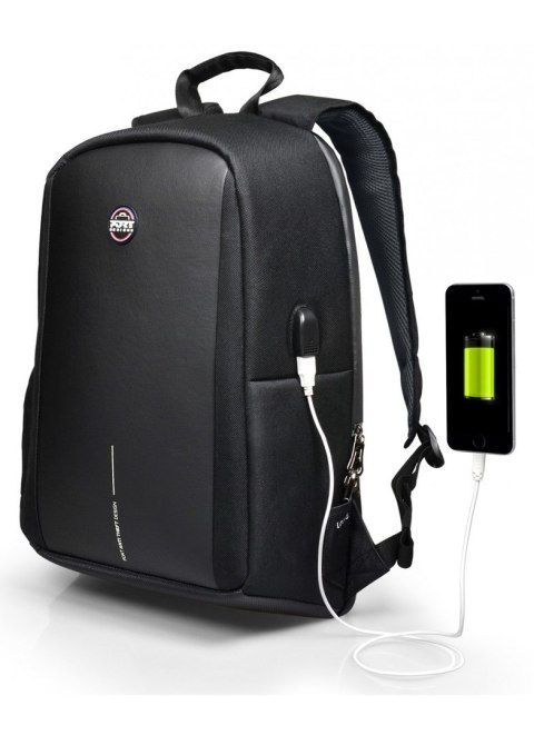 Plecak na laptopa PORT DESIGNS Chicago EVO 400508 (13/15,6"; Anti-Theft; kolor czarny) PORT DESIGNS Plecak na laptopa PORT DESIGNS Chicago EVO 400508 (13/15,6"; Anti-Theft; kolor czarny) PORT DESIGNS