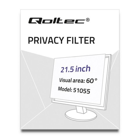 Filtr prywatyzujący Rodo Qoltec 51055 Qoltec Filtr prywatyzujący Rodo Qoltec 51055 Qoltec