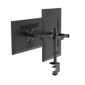 GEMBIRD BIURKOWE REGULOWANE RAMIĘ/UCHWYT NA 2 MONITORY 17-32, VESA 100X100MM, DO 9 KG GEMBIRD