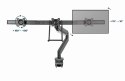 GEMBIRD BIURKOWE REGULOWANE RAMIĘ/UCHWYT NA 3 MONITORY 17-27, VESA 100X100MM, DO 6 KG GEMBIRD