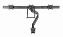 GEMBIRD BIURKOWE REGULOWANE RAMIĘ/UCHWYT NA 3 MONITORY 17-27, VESA 100X100MM, DO 6 KG GEMBIRD