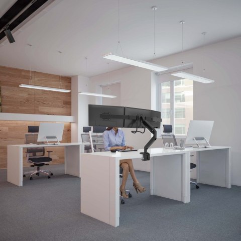 GEMBIRD BIURKOWE REGULOWANE RAMIĘ/UCHWYT NA 3 MONITORY 17-27, VESA 100X100MM, DO 6 KG GEMBIRD GEMBIRD BIURKOWE REGULOWANE RAMIĘ/UCHWYT NA 3 MONITORY 17-27, VESA 100X100MM, DO 6 KG GEMBIRD