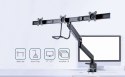 GEMBIRD BIURKOWE REGULOWANE RAMIĘ/UCHWYT NA 3 MONITORY 17-27, VESA 100X100MM, DO 6 KG GEMBIRD