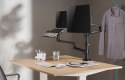 GEMBIRD BIURKOWE REGULOWANE RAMIĘ/UCHWYT NA MONITOR + PODSTAWKA NA NOTEBOOKA 17-32, VESA 100X100MM, DO 8 KG GEMBIRD