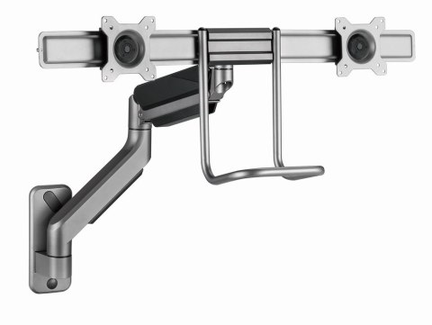 GEMBIRD ŚCIENNE REGULOWANE RAMIĘ/UCHWYT NA 2 MONITORY 17-32, VESA 100X100MM, DO 8 KG GEMBIRD GEMBIRD ŚCIENNE REGULOWANE RAMIĘ/UCHWYT NA 2 MONITORY 17-32, VESA 100X100MM, DO 8 KG GEMBIRD