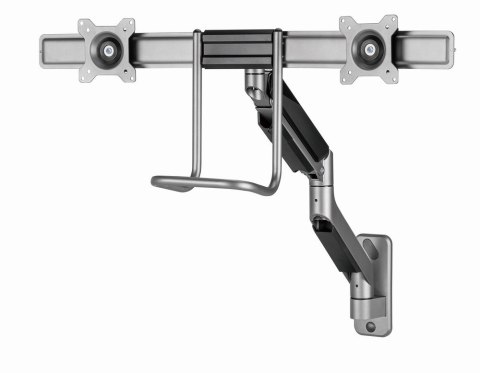 GEMBIRD ŚCIENNE REGULOWANE RAMIĘ/UCHWYT NA 2 MONITORY 17-32, VESA 100X100MM, DO 8 KG GEMBIRD GEMBIRD ŚCIENNE REGULOWANE RAMIĘ/UCHWYT NA 2 MONITORY 17-32, VESA 100X100MM, DO 8 KG GEMBIRD
