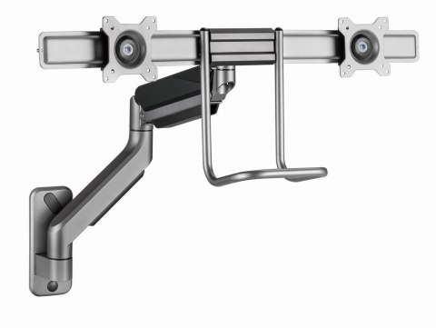 GEMBIRD ŚCIENNE REGULOWANE RAMIĘ/UCHWYT NA 2 MONITORY 17-32, VESA 100X100MM, DO 8 KG GEMBIRD GEMBIRD ŚCIENNE REGULOWANE RAMIĘ/UCHWYT NA 2 MONITORY 17-32, VESA 100X100MM, DO 8 KG GEMBIRD