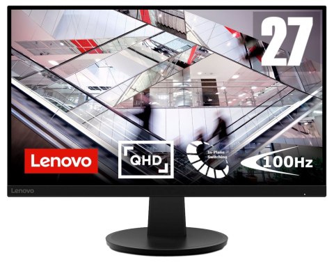 Lenovo N27q 27" QHD WLED 100Hz 300nits AG HDMI, DP Black Lenovo Lenovo N27q 27" QHD WLED 100Hz 300nits AG HDMI, DP Black Lenovo