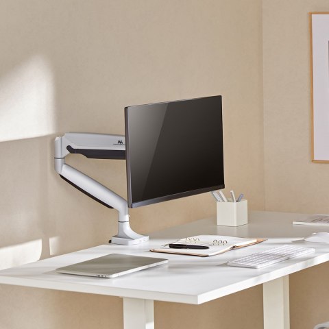 MACLEAN UCHWYT DO MONITORA PODWÓJNE RAMIĘ, ZE SPRĘŻYNĄ GAZOWĄ, 17"-45", 16 KG MC-969 Maclean MACLEAN UCHWYT DO MONITORA PODWÓJNE RAMIĘ, ZE SPRĘŻYNĄ GAZOWĄ, 17"-45", 16 KG MC-969 Maclean