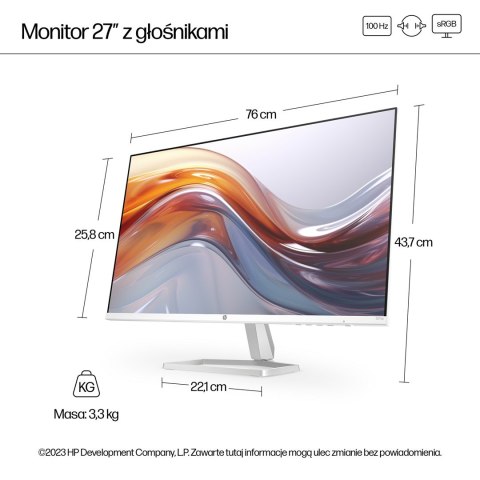 MONITOR HP LED IPS 27" 527sa (94F48E9) 100Hz Hewlett-Packard MONITOR HP LED IPS 27" 527sa (94F48E9) 100Hz Hewlett-Packard
