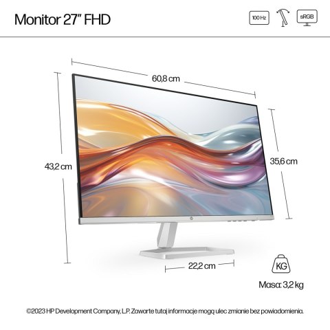 MONITOR HP LED IPS 27" 527sf (94F44E9) 100Hz Hewlett-Packard MONITOR HP LED IPS 27" 527sf (94F44E9) 100Hz Hewlett-Packard