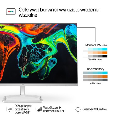 MONITOR HP LED IPS 27" 527sw (94F46E9) Hewlett-Packard MONITOR HP LED IPS 27" 527sw (94F46E9) Hewlett-Packard