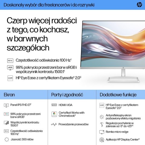MONITOR HP LED IPS 27" 527sw (94F46E9) Hewlett-Packard MONITOR HP LED IPS 27" 527sw (94F46E9) Hewlett-Packard