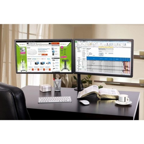 TECHLY PODWÓJNE RAMIĘ BIURKOWE 2X LED/LCD 13-27 CA TECHly TECHLY PODWÓJNE RAMIĘ BIURKOWE 2X LED/LCD 13-27 CA TECHly