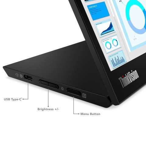 Lenovo ThinkVision M14d 14" QHD IPS 60Hz 300nits AG 2xUSB-C Raven Black Lenovo Lenovo ThinkVision M14d 14" QHD IPS 60Hz 300nits AG 2xUSB-C Raven Black Lenovo