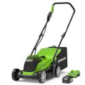 24V Kosiarka 33 cm GREENWORKS GD24LM33K4 - Zestaw ładowarka + akumulator 4Ah - 2516107UB GREENWORKS