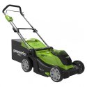 40V Kosiarka 41cm GREENWORKS G40LM41K4 - Zestaw ładowarka + akumulator 4Ah - 2504707UB GREENWORKS