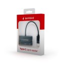 Czytnik kart GEMBIRD UHB-CR3-02 (Zewnętrzny; MicroSD, MicroSDHC, SDHC, Secure Digital) GEMBIRD