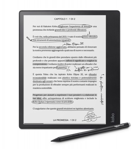 Ebook Kobo Elipsa 2E 10,3" 32GB Wi-Fi Black KOBO Ebook Kobo Elipsa 2E 10,3" 32GB Wi-Fi Black KOBO