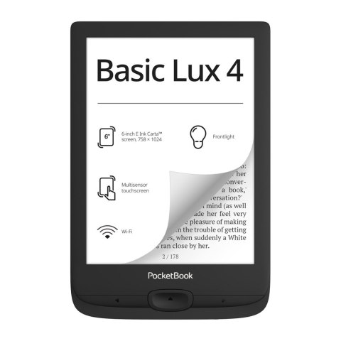 Ebook PocketBook Basic Lux 4 618 6" 8GB Wi-Fi Black POCKETBOOK Ebook PocketBook Basic Lux 4 618 6" 8GB Wi-Fi Black POCKETBOOK
