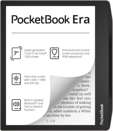 Ebook PocketBook Era 700 7" E-Ink Carta 1200 16GB WI-FI Silver POCKETBOOK Ebook PocketBook Era 700 7" E-Ink Carta 1200 16GB WI-FI Silver POCKETBOOK