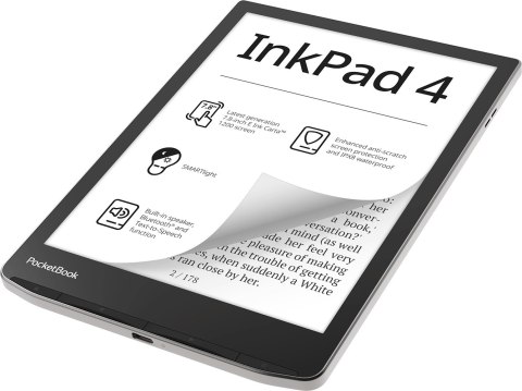 Ebook PocketBook InkPad 4 743 7,8" 32GB Wi-Fi Stardust Silver POCKETBOOK Ebook PocketBook InkPad 4 743 7,8" 32GB Wi-Fi Stardust Silver POCKETBOOK