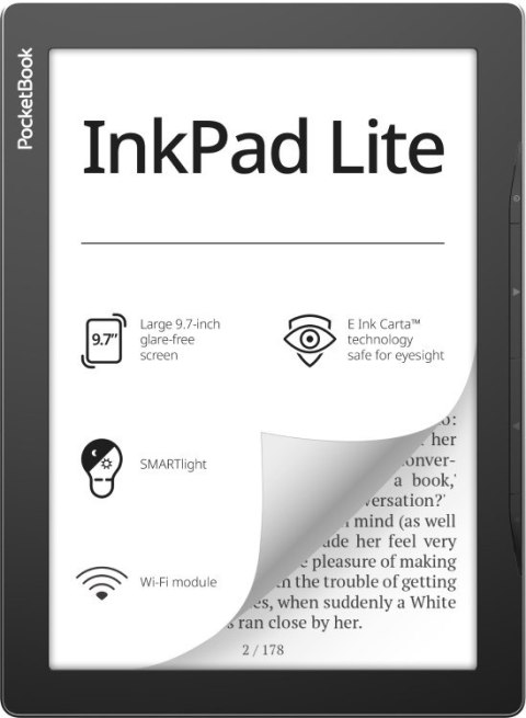 Ebook PocketBook InkPad Lite 970 9,7" 8GB Wi-Fi Mist Grey POCKETBOOK Ebook PocketBook InkPad Lite 970 9,7" 8GB Wi-Fi Mist Grey POCKETBOOK