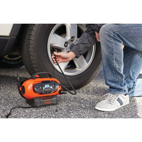 Kompresor Akumulatorowy BDCINF18N Black+Decker BLACK+DECKER Kompresor Akumulatorowy BDCINF18N Black+Decker BLACK+DECKER