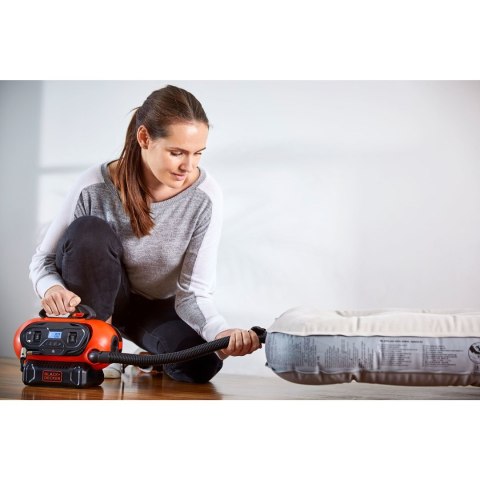 Kompresor Akumulatorowy BDCINF18N Black+Decker BLACK+DECKER Kompresor Akumulatorowy BDCINF18N Black+Decker BLACK+DECKER