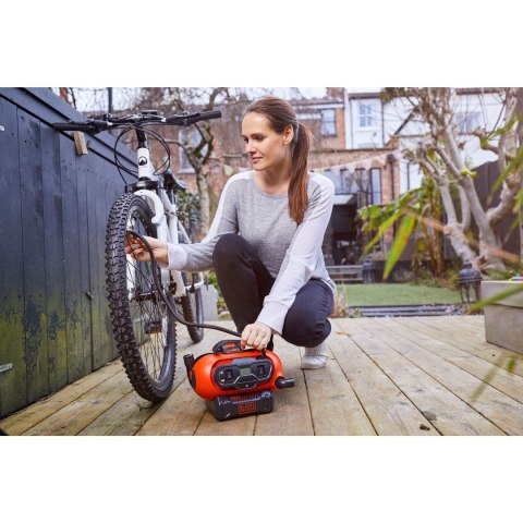 Kompresor Akumulatorowy BDCINF18N Black+Decker BLACK+DECKER Kompresor Akumulatorowy BDCINF18N Black+Decker BLACK+DECKER
