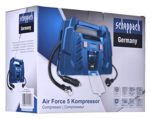 Kompresor walizkowy Scheppach AIR-FORCE 5 Scheppach Kompresor walizkowy Scheppach AIR-FORCE 5 Scheppach