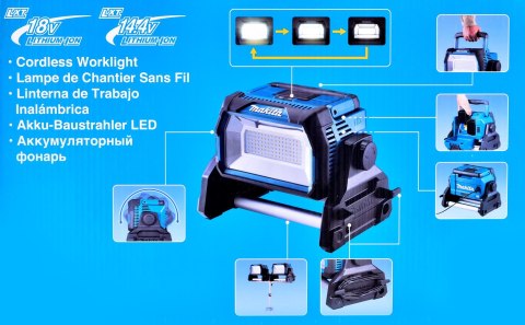 Lampa LED Aku 18V DML809 MAKITA MAKITA Lampa LED Aku 18V DML809 MAKITA MAKITA