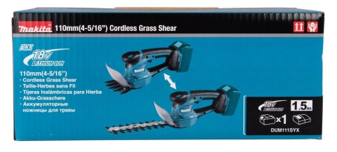 Nożyce do trawy Aku 18V 2w1 DUM111SYX MAKITA MAKITA Nożyce do trawy Aku 18V 2w1 DUM111SYX MAKITA MAKITA