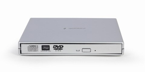 GEMBIRD ZEWNĘTRZNA NAGRYWARKA DVD 8X, CD 24X USB 2.0 SLIM SREBRNA GEMBIRD GEMBIRD ZEWNĘTRZNA NAGRYWARKA DVD 8X, CD 24X USB 2.0 SLIM SREBRNA GEMBIRD