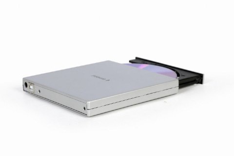 GEMBIRD ZEWNĘTRZNA NAGRYWARKA DVD 8X, CD 24X USB 2.0 SLIM SREBRNA GEMBIRD GEMBIRD ZEWNĘTRZNA NAGRYWARKA DVD 8X, CD 24X USB 2.0 SLIM SREBRNA GEMBIRD