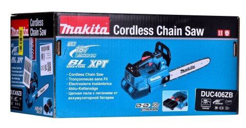Pilarka łańcuch 2x18V 40cm bez aku i ładow DUC406ZB MAKITA MAKITA Pilarka łańcuch 2x18V 40cm bez aku i ładow DUC406ZB MAKITA MAKITA