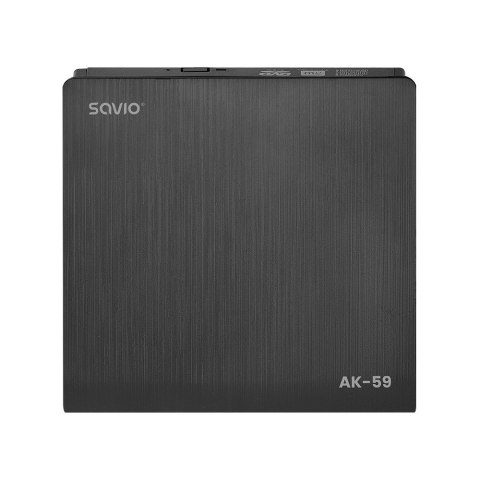 SAVIO NAGRYWARKA ZEWNĘTRZNA TYPU SLIM CD/DVD R/RW - USB C/USB-A, AK-59 SAVIO SAVIO NAGRYWARKA ZEWNĘTRZNA TYPU SLIM CD/DVD R/RW - USB C/USB-A, AK-59 SAVIO