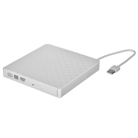 Zewnętrzny napęd optyczny DVD KRUX BIAŁY KRUX Zewnętrzny napęd optyczny DVD KRUX BIAŁY KRUX