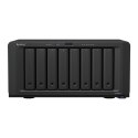 NAS Synology DS1823xs+; Tower; 8x (3.5" SATA HDD/2.5" SATA SSD); AMD Ryzen V1780B, 8 GB DDR4 ECC SODIMM (max. 32GB), 2x 1GbE RJ- Synology