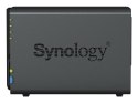 NAS Synology DS223; Tower; 2x (3.5" SATA HDD)/2.5" HDD SSD); Realtek RTD1619B;,2GB DDR4, 1x 1GbE RJ-45 Synology