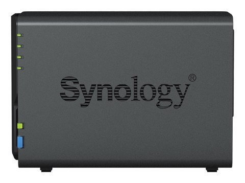 NAS Synology DS223; Tower; 2x (3.5" SATA HDD)/2.5" HDD SSD); Realtek RTD1619B;,2GB DDR4, 1x 1GbE RJ-45 Synology