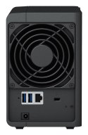NAS Synology DS223; Tower; 2x (3.5" SATA HDD)/2.5" HDD SSD); Realtek RTD1619B;,2GB DDR4, 1x 1GbE RJ-45 Synology