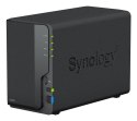 NAS Synology DS223; Tower; 2x (3.5" SATA HDD)/2.5" HDD SSD); Realtek RTD1619B;,2GB DDR4, 1x 1GbE RJ-45 Synology