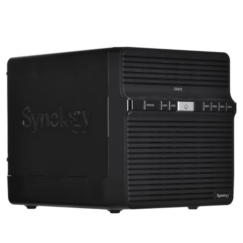 NAS Synology DS423; Tower; 4x (3.5" SATA HDD); Realtek RTD1619B;,2GB DDR4, 2x 1GbE RJ-45 Synology NAS Synology DS423; Tower; 4x (3.5" SATA HDD); Realtek RTD1619B;,2GB DDR4, 2x 1GbE RJ-45 Synology