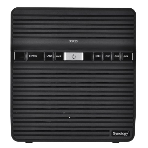 NAS Synology DS423; Tower; 4x (3.5" SATA HDD); Realtek RTD1619B;,2GB DDR4, 2x 1GbE RJ-45 Synology NAS Synology DS423; Tower; 4x (3.5" SATA HDD); Realtek RTD1619B;,2GB DDR4, 2x 1GbE RJ-45 Synology