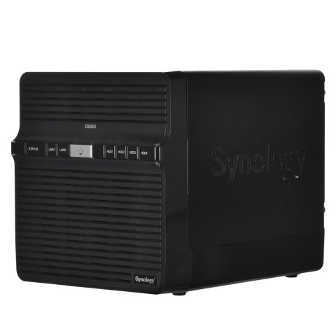 NAS Synology DS423; Tower; 4x (3.5" SATA HDD); Realtek RTD1619B;,2GB DDR4, 2x 1GbE RJ-45 Synology NAS Synology DS423; Tower; 4x (3.5" SATA HDD); Realtek RTD1619B;,2GB DDR4, 2x 1GbE RJ-45 Synology