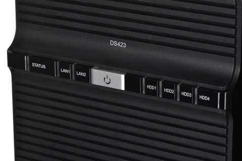 NAS Synology DS423; Tower; 4x (3.5" SATA HDD); Realtek RTD1619B;,2GB DDR4, 2x 1GbE RJ-45 Synology NAS Synology DS423; Tower; 4x (3.5" SATA HDD); Realtek RTD1619B;,2GB DDR4, 2x 1GbE RJ-45 Synology