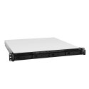 NAS Synology RS1619xs+; 1U RACK; 4x (3.5" SATA HDD/2.5" SATA HDD); Intel Xeon D-1527; 8 GB DDR4 ECC UDIMM (max. 64GB), 4x 1GbE R Synology