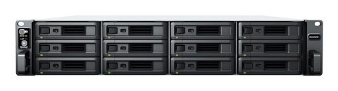 NAS Synology RS2423+; 2U RACK; 12x (3.5" SATA HDD/2.5" SATA SSD); AMD Ryzen V1780B, 8 GB DDR4 ECC UDIMM (max. 32GB), 2x 1GbE RJ- Synology NAS Synology RS2423+; 2U RACK; 12x (3.5" SATA HDD/2.5" SATA SSD); AMD Ryzen V1780B, 8 GB DDR4 ECC UDIMM (max. 32GB), 2x 1GbE RJ- Synology